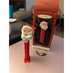 Hallmark 1995 SANTA PEZ Candy Dispenser Keepsake Christmas Ornament